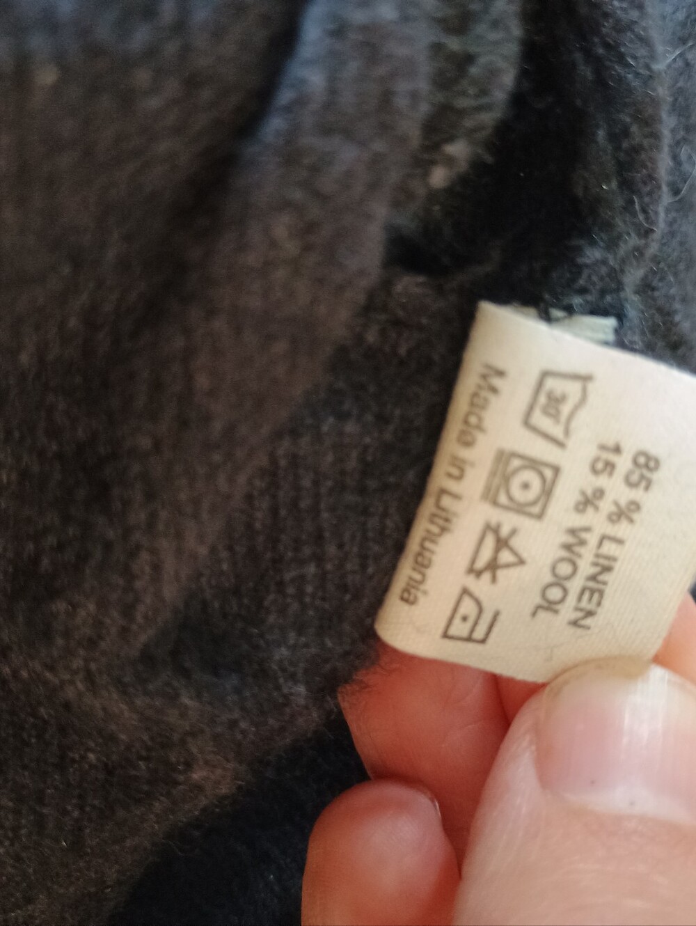 notPERFECTLINEN Maxi Wells Wool/Linen Blend Pants - Picture 4 of 4